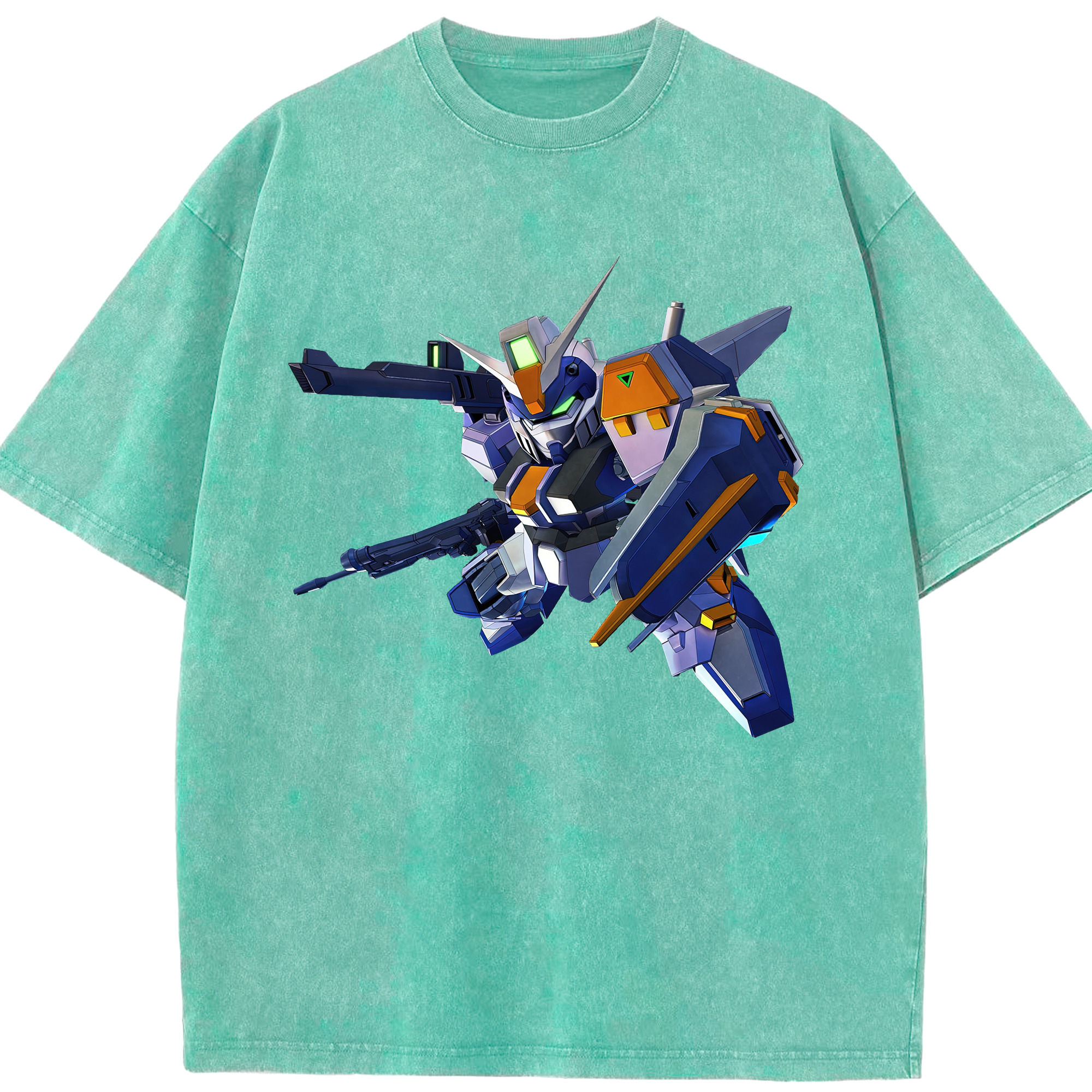 （画像用） 機動戦士ガンダム Mobile Suit Gundam 綿100% ヴィンテージ風 半袖Tシャツ（フロントプリント）